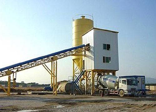 HLS60混凝土搅拌楼' width=